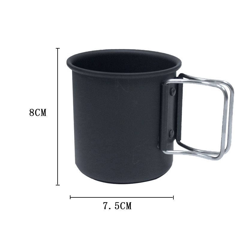Coffee Tea Mug, Folding Water Cup, Portable Ultra Light Aluminum Alloy Camping Cup_desvips.com