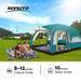 Upgraded 4 Season Camping Tent 3-12 Person Waterproof Windproof Double Layer 2 Room Family Outdoor Backpacking Equipment_desvips.com