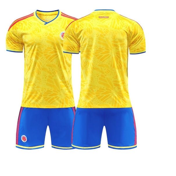 2026 Colombia Home Jersey Set With Numbers 10 (J. Rodriguez), 6 (Rios), And 7 (Dias)_desvips.com