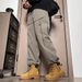 001 Fleece-Lined Cargo Outdoor Hiking American Style Men's Autumn Winter Small Size Waterproof Windproof Youth Sofhell_desvips.com