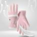 Autumn And Women's Fleece-Lined Thickened Warm Windproof Cold-Proof Outdoor Sports Cycling Winter Touchscreen Gloves_desvips.com