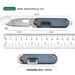 EDC Mini Titanium Alloy Folding Travel Companion Lightweight Corrosion-Resistant Keychain Pocket Knife_desvips.com