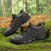 Outdoor Climbing Thick Bottom Breathable Mesh Upper Head Protection Men's Hiking Fishing Shoes Water Proof_desvips.com