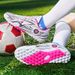 Soccer Boys And Girls TF Broken Primary School Students Teenagers Long Nails Children's Lawn Combat Training Shoes_desvips.com