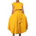 Women's Clothing plus size women's clothing 2023 new fashion temperament casual tops big swing skirt suit_desvips.com