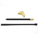Golden Camel Head Walking Cane Fashion Walking Stick Gentleman Luxury Crosier Knob Walking Stick 93cm_desvips.com