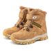 Children's Snow Boots Year New Middle And Large Children Boys Padded Warm Winter Girls Cotton Shoes_desvips.com
