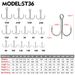 Lure Treble Bright Tin Fish With Barbs Triple Anchor Double Reinforced High Carbon Steel Bait Hook Fishing Gear_desvips.com