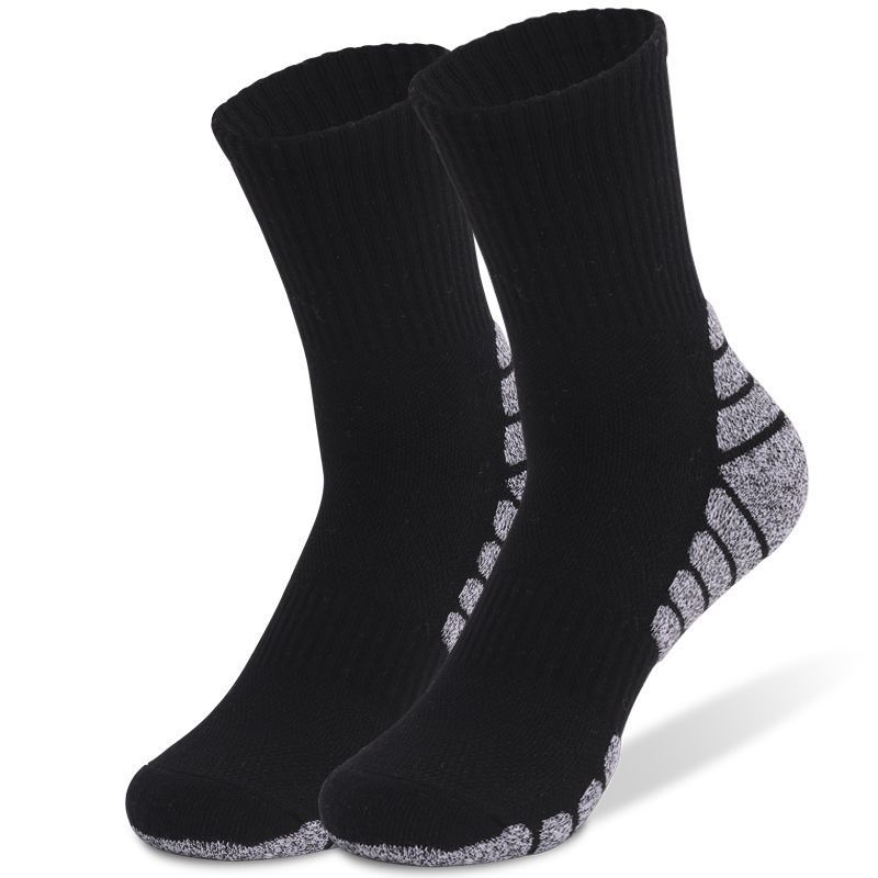 Sports Terry Towel Bottom Mid-Calf Outdoor Hiking Professional Grade Running Socks_desvips.com