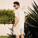 Men's Clothing Linen Short Sleeve Shirt Set Linen Summer Loose Casual Cotton Linen Cardigan Shirt Shorts_desvips.com