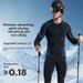 Autumn Winter Polypropylene Quick-Dry Ski Suit Underwear Set For Men Sports Tight-Fitting Moisture-Wicking Compression_desvips.com