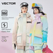 VECTOR Ski Suit Unisex Loose Warm Windproof Waterproof Jacket Abrasion Resistant Snowboard_desvips.com