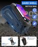 ROCKBROS Bicycle Bag, Hard - shell Frame Bag with Phone Holder for Phones up to 6.5 inches, 1.5L Capacity_desvips.com