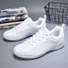 Womens White Cheer Shoes Professional Cheerleading Dance Footwear Lightweight Aerobics Sports Sneakers D25_desvips.com