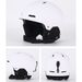 Outdoor Men And Women Winter Warm Snow Helmet Electric Motorcycle Battery Bike Riding With Ear Protection Skiing Safety_desvips.com