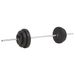 Barbell Set - 30 Kg Total Weight, Durable Cement Discs, Steel Bars, Suitable For Various Exercises_desvips.com