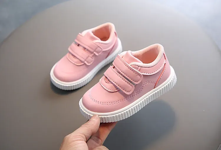 Kids Sneakers Girls Trainers Boys Children Leather White Black School Kidsnest Running Baby Pink Sports Shoes Flexible_desvips.com