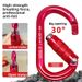 O-Type Automatic Outdoor Fire Safety Climbing Connection Buckle Symmetrical Master Lock_desvips.com