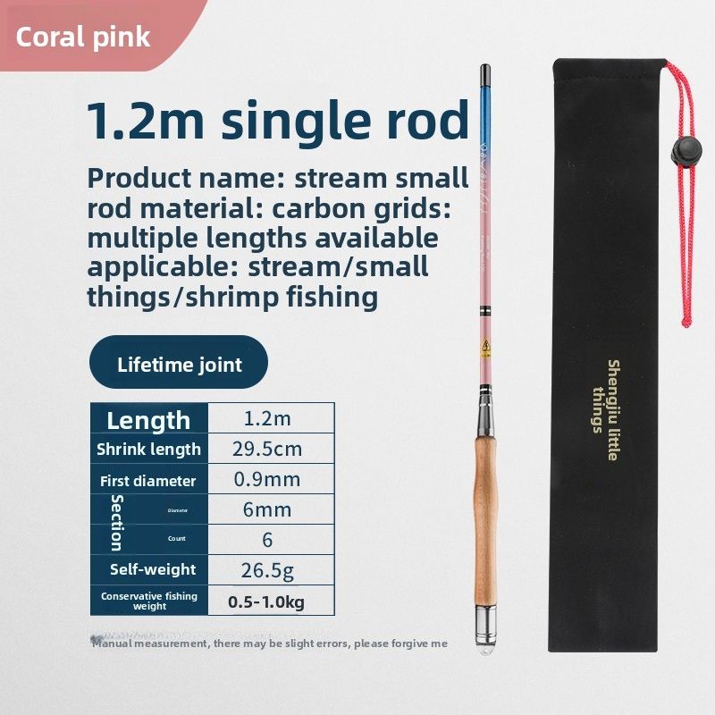 Shengwan Stream Children's Fishing Mini Hand Short Rod Set Micro Small Section Ultra-light_desvips.com