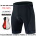 NOKO-Men's New Summer Cycling Shorts, Quick-Drying, Breathable, 3-Pocket, Tight-Fit Silicone Seat Pad_desvips.com