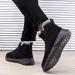 Snow Boots Men's 2025 Winter Velvet Thickened Thermal Cotton Shoes Korean Version Zipper Boots Men's Shoes_desvips.com