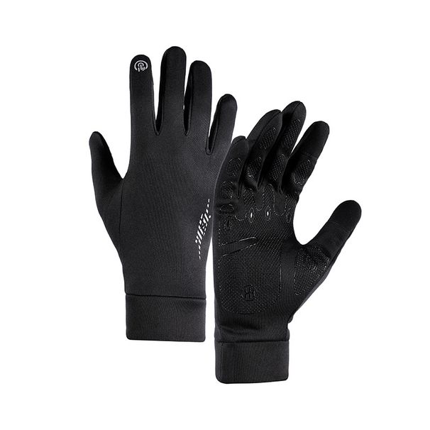 Ski Gloves Outdoor Autumn And Winter Men's And Women's Running Sports Cycling Gloves Non Slip Warm Touch Screen Ski Liner Windproof Gloves_desvips.com