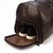 Big Capacity Genuine Leather For Men Women Soft Black Cowhide Casual Travel Duffel Large Luggage Weekend Shoulder Bag_desvips.com