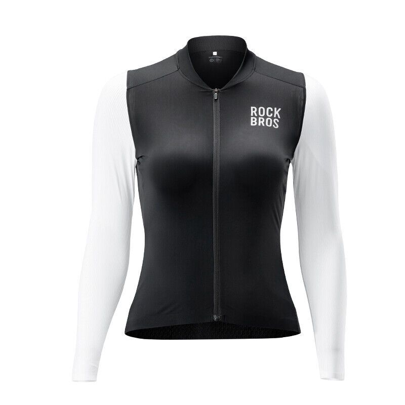 ROCKBROS Women's Long - Sleeve Cycling Jersey, Breathable Cycling Apparel_desvips.com