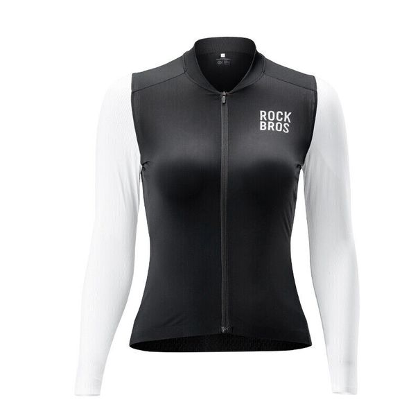 ROCKBROS Women's Long - Sleeve Cycling Jersey, Breathable Cycling Apparel_desvips.com