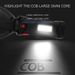 Cross-Border New Model Long-Range Home Outdoor USB Rechargeable COB Side Light Searchlight Plastic High Brightness Small_desvips.com