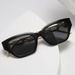 Women's Korean Style UV Protection Square Chain Sunglasses For Round Face - 2024 Trendy Fashion_desvips.com