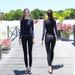 Women's Swimwear Two-Piece Conservative Sleeve Long Pants Sun Protection Professional Snorkeling Student Slimming Diving_desvips.com
