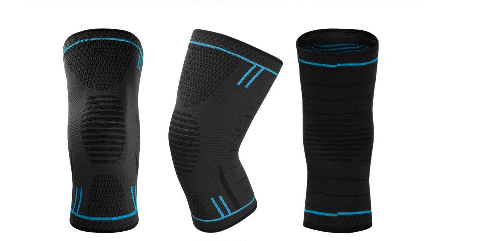 Sports Knee Pads, Four Elastic Warm Nylon Knitted Protective Gear, Outdoor Cycling And Mountaineering Knee Pads_desvips.com