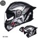Motorcycle helmet men's and women's uncovered helmet double mirror winter tail half full cover_desvips.com