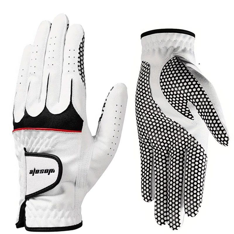 for Men's Left Hand Anti Slip Pu Leather Soft, Wear Resistant, Breathable Golf Gloves New Product_desvips.com