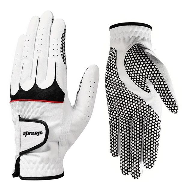 for Men's Left Hand Anti Slip Pu Leather Soft, Wear Resistant, Breathable Golf Gloves New Product_desvips.com