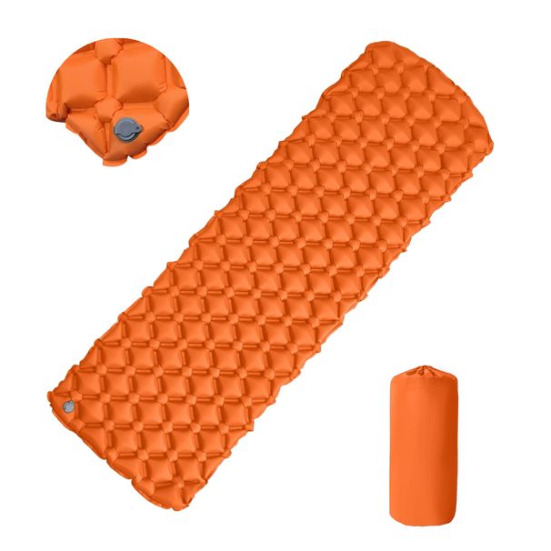 Double Step New Single Diamond Shaped TPU Inflatable Outdoor Tent Sleeping Camping Ultra Lightweight Carrying Moisture_desvips.com