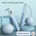 Adult Dual-use Smart Counting Steel Wire Sports Equipment Home Cordless Exercise Weighted Jump Rope_desvips.com