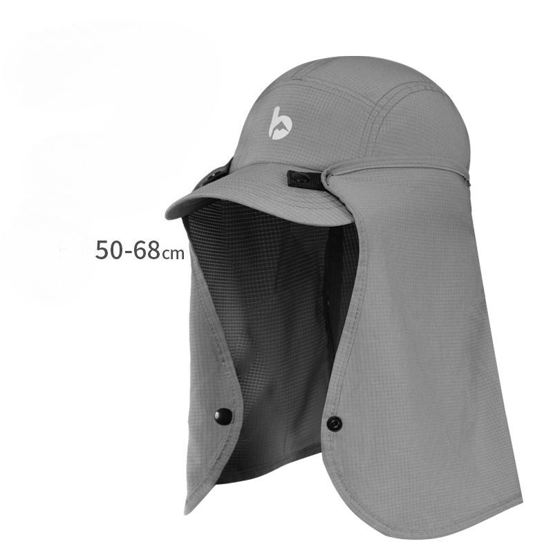 Sunscreen Shawl Hat Men's And Women's Summer Shade Face Shade Outdoor Sun Hat Hiking Hiking Running Hat_desvips.com