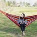 24-hour Delivery Of Canvas Single For Old Customers, Outdoor Camping, Indoor Children's Swing, Thick Striped Hammock_desvips.com