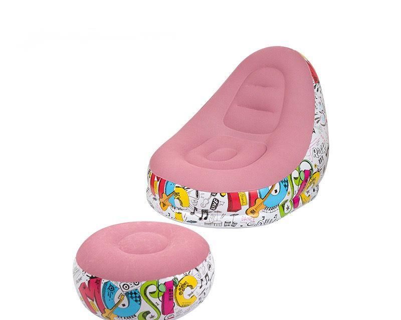 Outdoor Air Seat Cushion Foldable Portable Lazy Inflatable Sofa Reclining_desvips.com