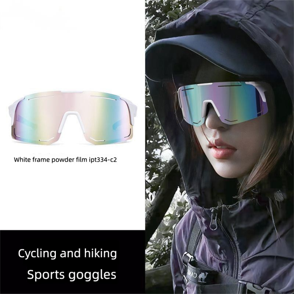 Leshen Hiking Mountaineering Sports Glasses For Women And Men Outdoor Cycling Windproof Sandproof UV Protection Colorful_desvips.com