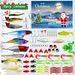 Fishing Lures Mixed Fishing Bait Kit Includes Bait For Saltwater Freshwater Trout Bass Salmon Fishing Fishing Set_desvips.com