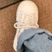 Thick Soled Round Toe Shallow Low Cut Women Canvas With Mesh Surface For Breathable Comfortable Skateboarding Shoes_desvips.com