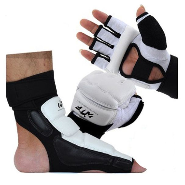 long Strap Wrist Finger Guards, Hand Foot Back Protectors, Taekwondo Gloves And Protective Gear Set_desvips.com