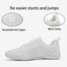 Girls White Cheer Black Training Dance Tennis Shoes Lightweight Youth Cheerleading Sneakers Women Shoes_desvips.com