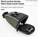 ROCKBROS Bicycle Saddle Bag with Mounting, 0.45L Seat Bag, Dark Green_desvips.com