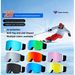 UV Protection Snap-On Prescription Cover, Cylinder Flip-Up Magnetic Double-Layer Anti-Fog Ski Goggles_desvips.com