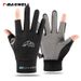 Wholesale Fishing Gloves With Two Open Fingers, Quick-drying, Sun-protective, Breathable, Non-slip, Suitable Cycling_desvips.com