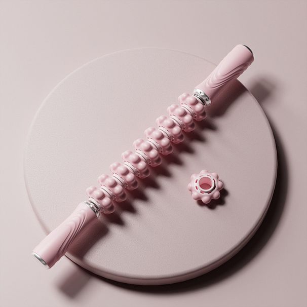 PeakGo Flexible Massage Stick, Sports Muscle Relaxation Leg Calf Roller, Yoga Fascia Massager_desvips.com